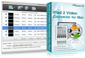 iPad 2 Video Converter for Mac Screen
