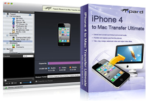 iPhone 4 to Mac Transfer Ultiamte box and screen