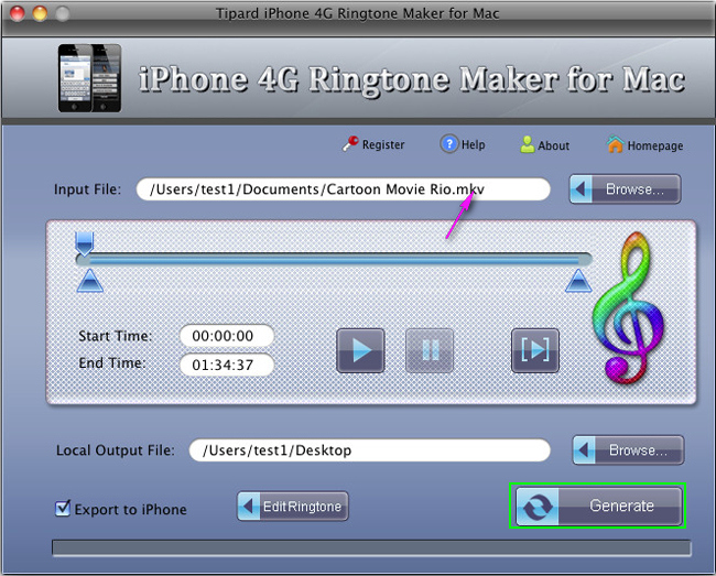 Choose video and audio
