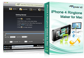iPhone 4 Ringtone Maker for Mac Screen