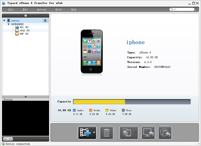 epub or pdf for iphone