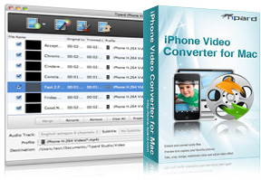 iPhone Video Converter for Mac Screen