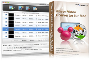 iRiver Video Converter for Mac Screen