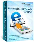 Tipard Mac iPhone 4S Transfer for ePub boxshot