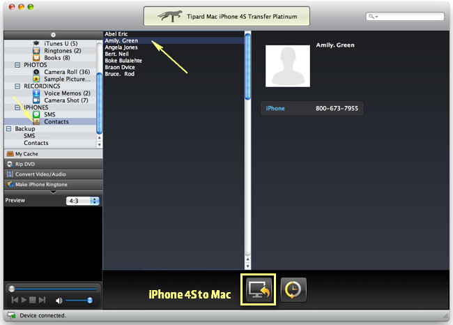 Transfer iPhone Contacts