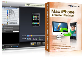 Mac iPhone Transfer Platinum Screen