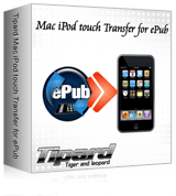 Tipard Mac iPod touch Transfer for ePub