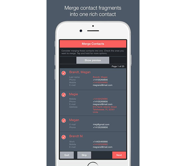 Merge Contacts on Android Phone