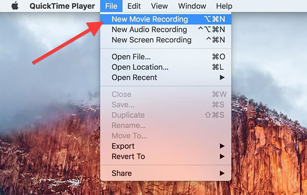 Start Screen recording on Mac