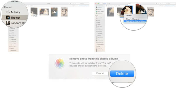 Delete Photos from a Shared Photo Album