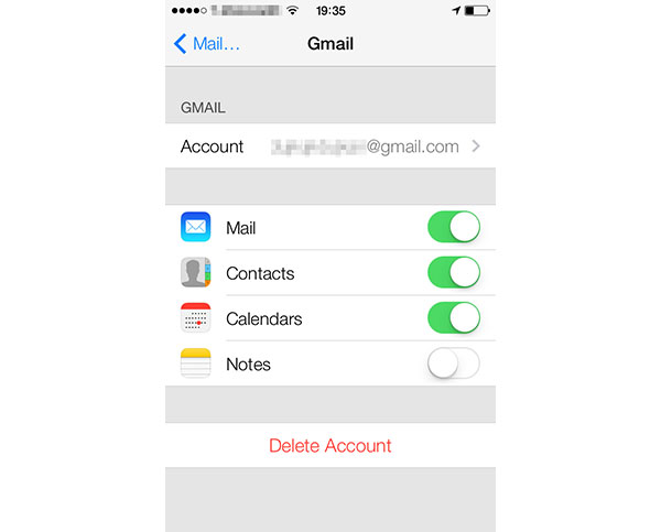  sync Google Contacts with iPhone 6