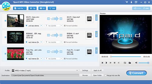 A powerful video to MP4 converter.