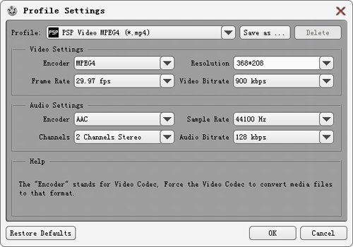 MTS to PSP Converter, MTS Converter