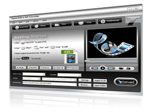 DVD to AVI Converter Screen
