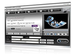 DVD to DPG Converter Screen