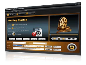 FLV to Audio Converter Screen