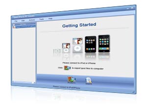 iPod to PC Transfer Screen
