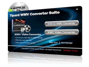 WMV Converter Suite Screen