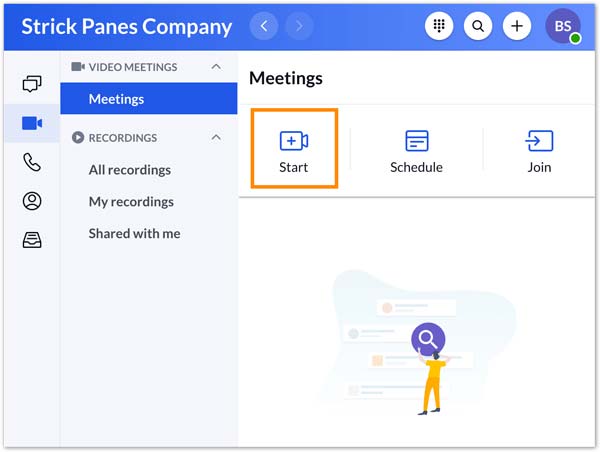 Start Recording RingCentral Meetings