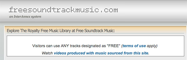 Free Soundtrack music