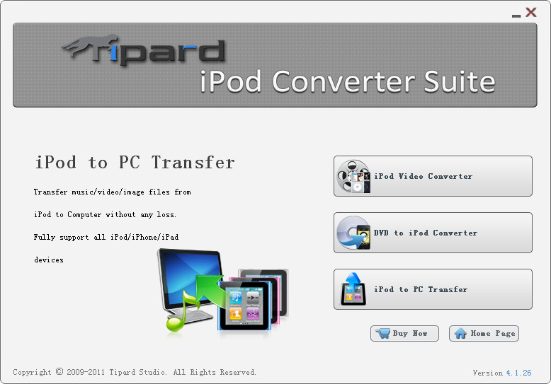 Convert multi-format videos to iPod.