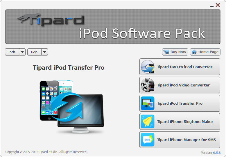 Convert any video to iPod, transfer iPod file to computer, make iPhone ringtone.