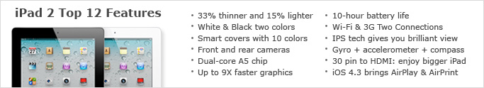 iPad 2 Top 12 Features