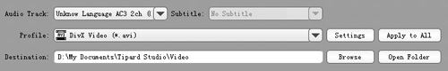 Convert TS to DivX