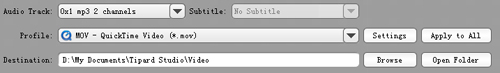 Convert TS to MOV