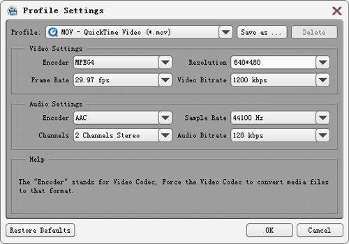 TS to MOV Converter, TS Converter