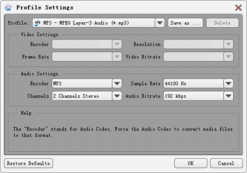 TS to MP3 Converter, TS Converter
