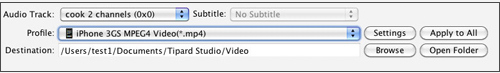 Convert video to iPhone 3G on Mac