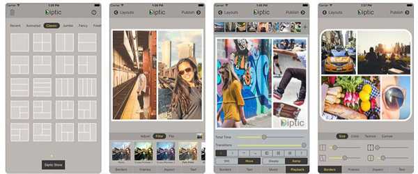 Diptic photo collage app