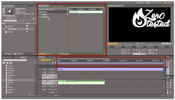 Adobe Premiere Video Denoise