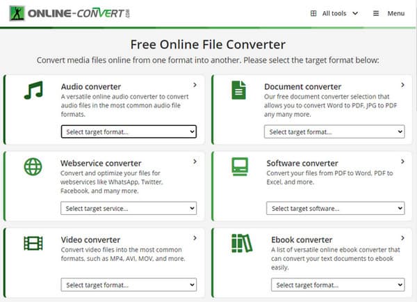 Online Convert.com MP4 to FLAC
