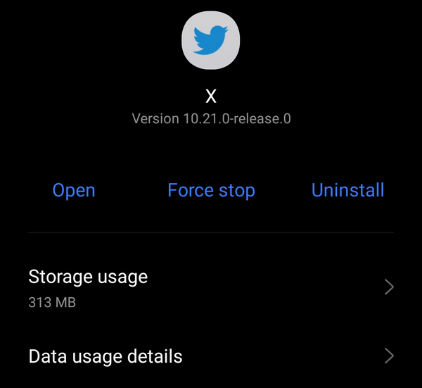 Twitter Storage