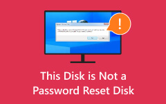 Disk is Not a Password Reset Disk