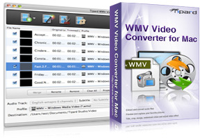 WMV Video Converter for Mac Screen