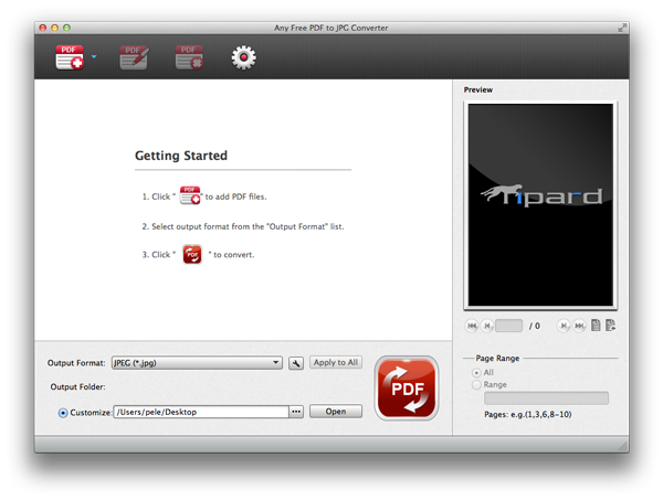 Tipard Any Free PDF to JPG Converter 3.0.67 full