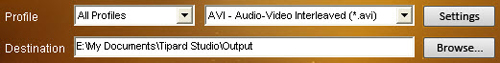 convert M2TS to AVI, Convert M2TS File