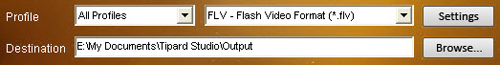 convert M2TS to FLV, Convert M2TS File