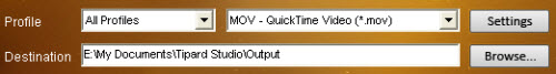 convert M2TS to MOV, Convert M2TS File