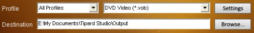 convert M2TS to VOB, Convert M2TS File