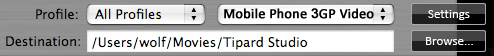 TS to 3GP Converter for Mac, convert TS file