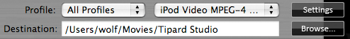 TS to iPod Converter for Mac, convert TS file