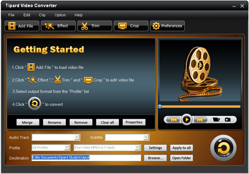 Video to iPod Converter, Video Converter
