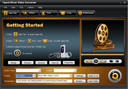 convert video to iRiver
