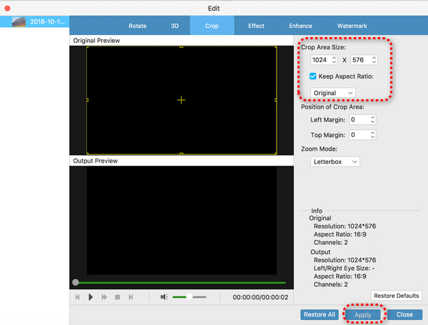 Rajaa 2D-videota