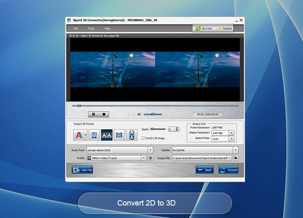 Convert 2D to 3D