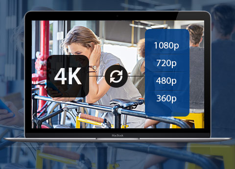 Convierta 4K en 4K, 1080P